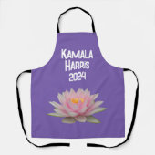 Kamala Harris Lotus 2024 Schürze (Vorderseite)