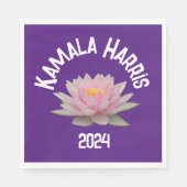 Kamala Harris Lotus 2024 Serviette (Vorderseite)
