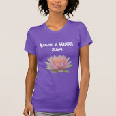 Kamala Harris Lotus 2024 T-Shirt (Vorderseite)
