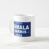 Kamala Harris Maga Sign Kaffeetasse (Vorderseite Links)