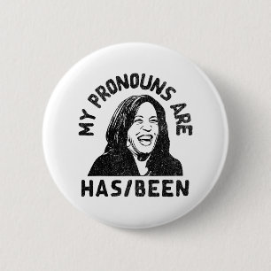 Kamala Harris meine Pronos sind Präsident Button