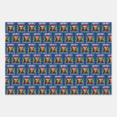 Kamala Harris Merry 4. Osterfeier Geschenkpapier Set (Vorderseite 2)