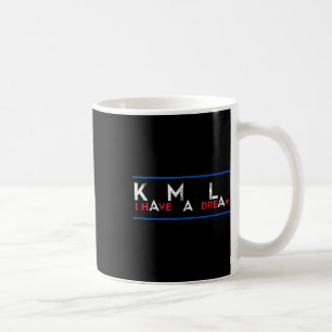 Kamala Harris Mlk Kml Ich habe einen Traumwähler Kaffeetasse