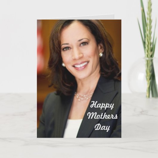 KAMALA HARRIS MOTHERDAY Faltkarte Karte (Vorderseite)