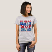 Kamala Harris MVP - Frau Vizepräsidentin Design T-Shirt (Vorne ganz)
