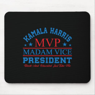Kamala Harris Mvp Vizepräsidentin Black and E Mousepad