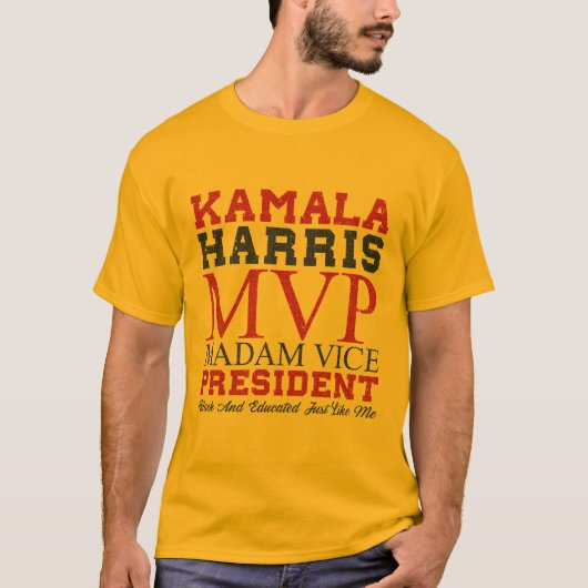 Kamala Harris MVP Vizepräsidentin T-Shirt (Vorderseite)