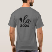 Kamala Harris no Trump Mehr Melanin weniger Sprayt T-Shirt (Rückseite)