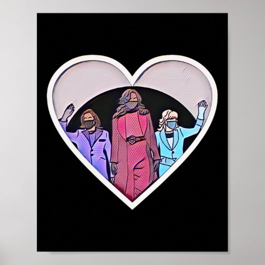 Kamala Harris Obama Biden - Fraueneröffnung Poster (Vorne)