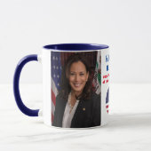 Kamala Harris Offiziell Portrait Kaffee Tasse (Links)