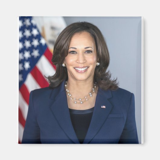 Kamala Harris Offiziell Portrait Magnet (Vorne)