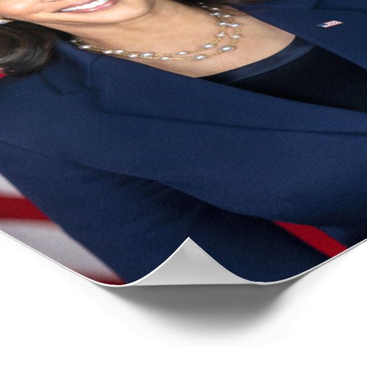Kamala Harris Offiziell Portrait Poster (Ecke)