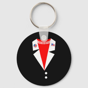 Kamala Harris Pantsuit Costume Party Präsidium Schlüsselanhänger