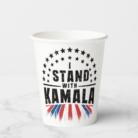 Kamala Harris Pappbecher (Rückseite)