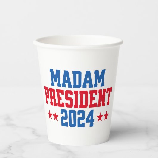 Kamala Harris Pappbecher (Vorderseite)