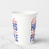 Kamala Harris Pappbecher (Links)