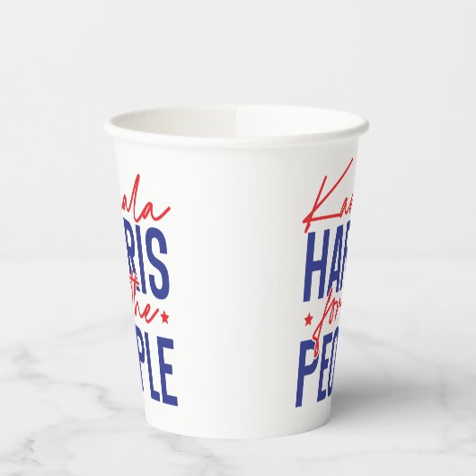Kamala Harris Pappbecher (Links)