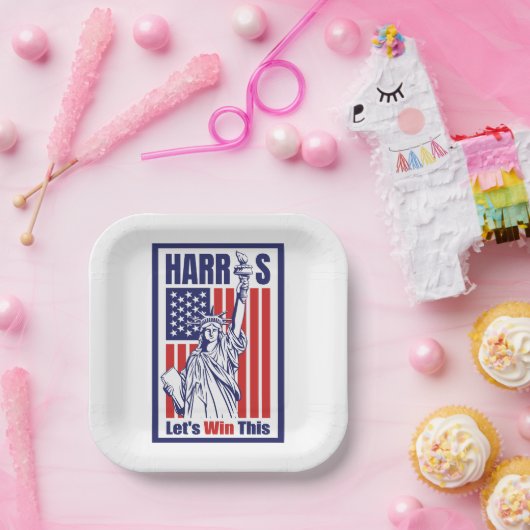 Kamala Harris Pappteller (Party)