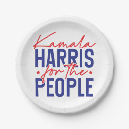 Kamala Harris Pappteller