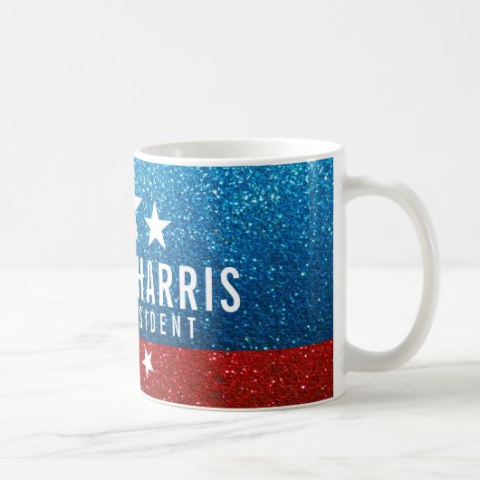 Kamala Harris Patriotic Coffee Tasse - 2024 (Rechts)