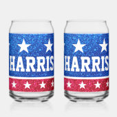 Kamala Harris Patriotic Coffee Tasse - 2024 Dosenglas (Rückseite)