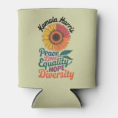 Kamala Harris Peace Liebe Equality Hope Diversity Dosenkühler (Vorderseite)
