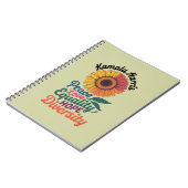 Kamala Harris Peace Liebe Equality Hope Diversity Notizblock (Linke Seite)