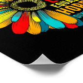 Kamala Harris Peace Liebe Equality Hope Diversity Poster (Ecke)