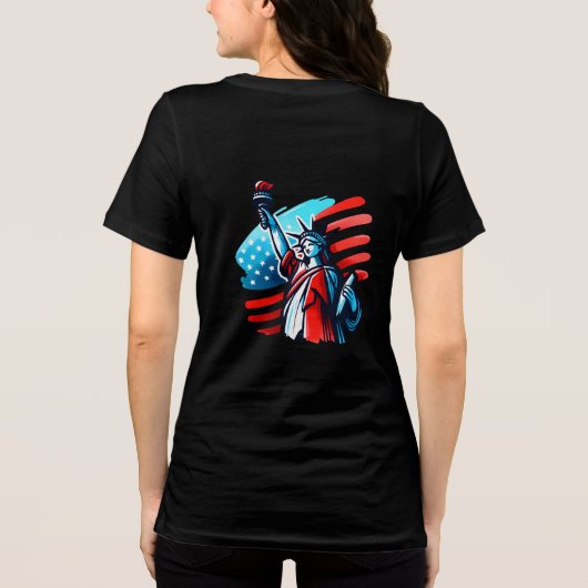 "Kamala Harris" Peace Liebe Hope Equality Diversit Tri-Blend Shirt (Rückseite)