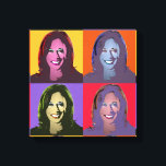 Kamala Harris Pop Art (Gelb, orange, Lila, rot) Leinwanddruck<br><div class="desc">Politischer Pop Art Gear und politische Geschenke von PolitiClothes.com & PolitiCardz.com finden die einzigartigsten Wahlen und politischen Geschenke inklusive: politische T - Shirt, politische Autoaufkleber, politische Buttons, politische Poster, politische Buttone, politische Karten, politische Tasse, politische Plakate, politische Zeichen und mehr! Politische Kunst & Gear: http://www.PolitiClothes.com Politische Karten und Geschenke: http://www.PolitiCardz.com...</div>