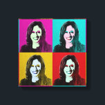 Kamala Harris Pop Art (rosa, Aquamarin, goldfarben Leinwanddruck<br><div class="desc">Politischer Pop Art Gear und politische Geschenke von PolitiClothes.com & PolitiCardz.com finden die einzigartigsten Wahlen und politischen Geschenke inklusive: politische T - Shirt, politische Autoaufkleber, politische Buttons, politische Poster, politische Buttone, politische Karten, politische Tasse, politische Plakate, politische Zeichen und mehr! Politische Kunst & Gear: http://www.PolitiClothes.com Politische Karten und Geschenke: http://www.PolitiCardz.com...</div>