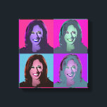 Kamala Harris Pop Art (Rosa, Magenta, Blau, Lila Leinwanddruck<br><div class="desc">Politischer Pop Art Gear und politische Geschenke von PolitiClothes.com & PolitiCardz.com finden die einzigartigsten Wahlen und politischen Geschenke inklusive: politische T - Shirt, politische Autoaufkleber, politische Buttons, politische Poster, politische Buttone, politische Karten, politische Tasse, politische Plakate, politische Zeichen und mehr! Politische Kunst & Gear: http://www.PolitiClothes.com Politische Karten und Geschenke: http://www.PolitiCardz.com...</div>