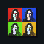 Kamala Harris Pop Art (Rot, Blau, Grün, Gelb) Leinwanddruck<br><div class="desc">Politischer Pop Art Gear und politische Geschenke von PolitiClothes.com & PolitiCardz.com finden die einzigartigsten Wahlen und politischen Geschenke inklusive: politische T - Shirt, politische Autoaufkleber, politische Buttons, politische Poster, politische Buttone, politische Karten, politische Tasse, politische Plakate, politische Zeichen und mehr! Politische Kunst & Gear: http://www.PolitiClothes.com Politische Karten und Geschenke: http://www.PolitiCardz.com...</div>