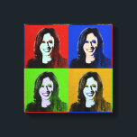 Kamala Harris Pop Art (Rot, Blau, Grün, Gelb) Leinwanddruck<br><div class="desc">Politischer Pop Art Gear und politische Geschenke von PolitiClothes.com & PolitiCardz.com finden die einzigartigsten Wahlen und politischen Geschenke inklusive: politische T - Shirt, politische Autoaufkleber, politische Buttons, politische Poster, politische Buttone, politische Karten, politische Tasse, politische Plakate, politische Zeichen und mehr! Politische Kunst & Gear: http://www.PolitiClothes.com Politische Karten und Geschenke: http://www.PolitiCardz.com...</div>
