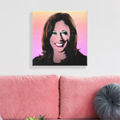 Kamala Harris Pop Malerei Leinwanddruck (Insitu (Wohnzimmer))