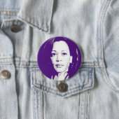 Kamala Harris Portrait Button (Beispiel)