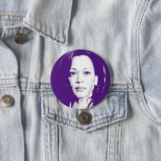 Kamala Harris Portrait Button (Beispiel)