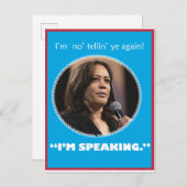 Kamala Harris Postcard Postkarte (Vorne/Hinten)
