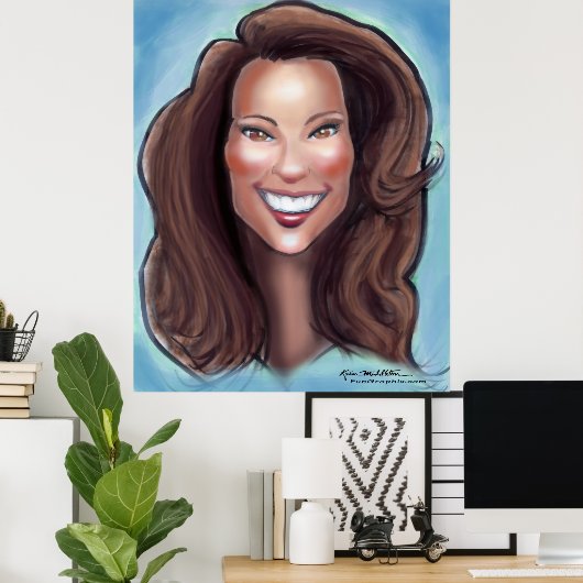 Kamala Harris Poster (Heimbüro)