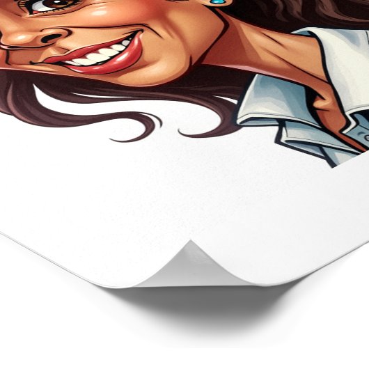 Kamala harris poster (Ecke)