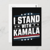 Kamala Harris Postkarte (Vorne/Hinten)
