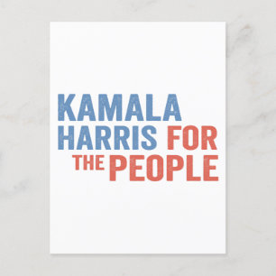 Kamala Harris Postkarte