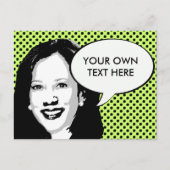 Kamala Harris Postkarte (Vorderseite)