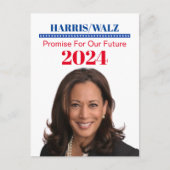 Kamala Harris Postkarte (Vorderseite)