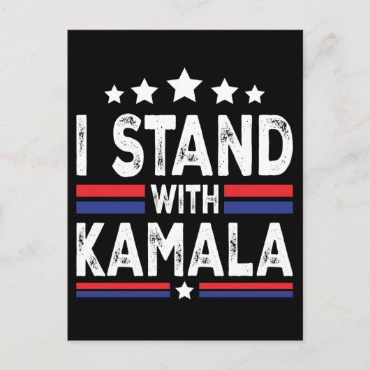 Kamala Harris Postkarte (Vorderseite)