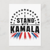 Kamala Harris Postkarte (Vorderseite)