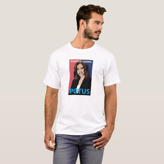 Kamala Harris "POTUS"-T - Shirt (Vorne ganz)