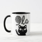 Kamala Harris Präsident 2024 Comma La Cat and Yarn Tasse (Links)