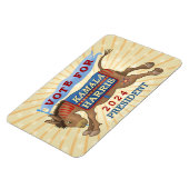 Kamala Harris Präsident 2024 Demokrat Donkey Magnet (Linke Seite)