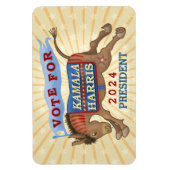 Kamala Harris Präsident 2024 Demokrat Donkey Magnet (Vertikal)